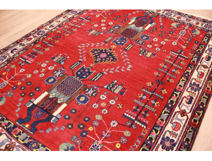 Persian carpet Nomadic 176x137 cm Red