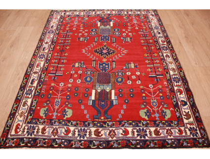 Perser Teppich Sirjan Nomadenteppich 176x137 cm Rot