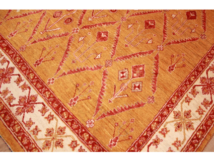 Nomadic persian wool carpet Kashkouli 222x203 cm