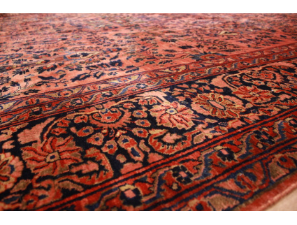 Antique Persian carpet Sarough 370x284 cm Red