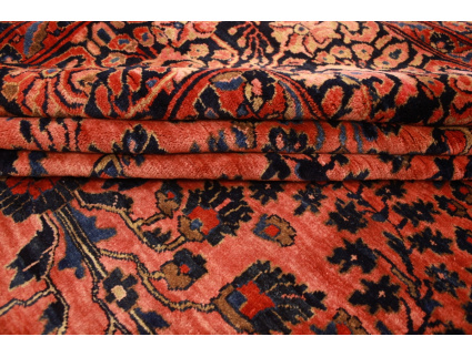 Antique Persian carpet Sarough 370x284 cm Red