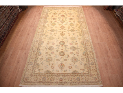 Persian carpet Tabriz Special Size 408x199 cm Beige