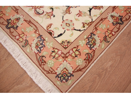 Persian carpet "Taabriz" Runner with Silk 196x77 cm