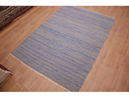 Oriental Kilim Wool 300x200 cm Sky blue