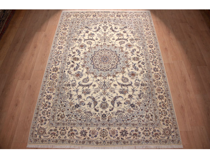 Persian carpet Nain 9la with Silk 296x201 cm