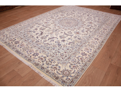 Persian carpet Nain 9la with Silk 296x201 cm