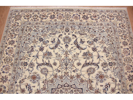 Persian carpet Nain 9la with Silk 296x201 cm