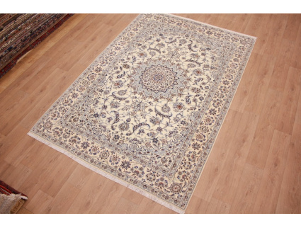 Persian carpet Nain 9la with Silk 296x201 cm