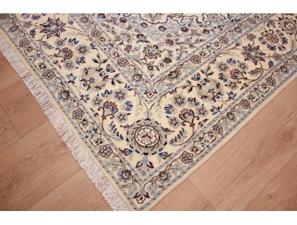 Persian carpet Nain 9la with Silk 296x201 cm