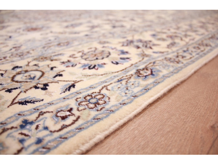 Persian carpet Nain 9la with Silk 296x201 cm