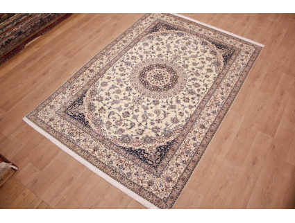 Fine Persian carpet "Nain" 6la with  silk 317x215 cm