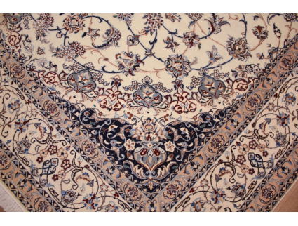 Fine Persian carpet "Nain" 6la with  silk 317x215 cm