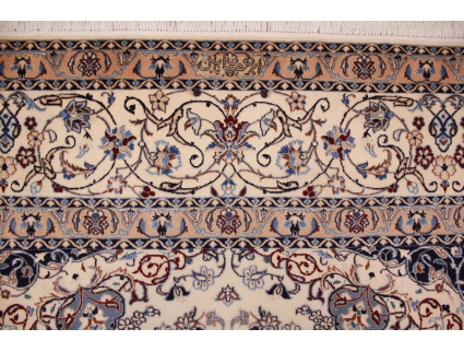 Fine Persian carpet "Nain" 6la with  silk 317x215 cm