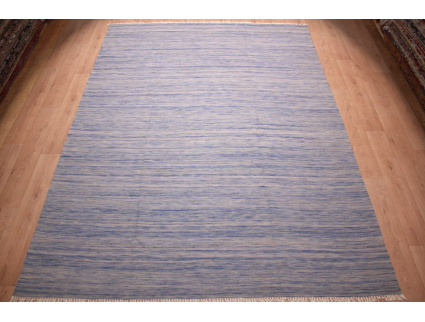 Oriental Kilim Wool 350x250 cm Blue striped