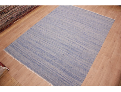 Oriental Kilim Wool 350x250 cm Blue striped