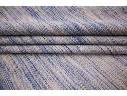 Oriental Kilim Wool 350x250 cm Blue striped