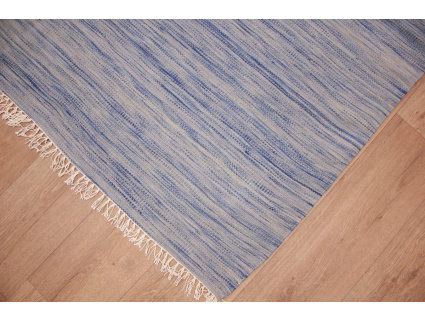 Oriental Kilim Wool 300x250 cm Blue striped