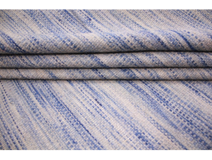 Oriental Kilim Wool 300x250 cm Blue striped