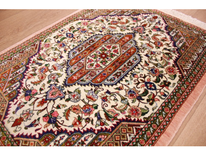 Persian carpet "Ghom" pure Silk rug 76x58 cm