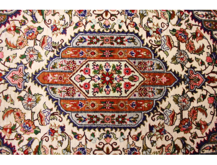 Persian carpet "Ghom" pure Silk rug 76x58 cm