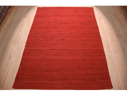 Oriental Kilim Wool 300x200 cm Red striped