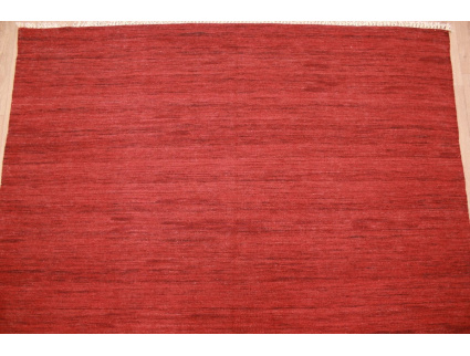 Oriental Kilim Wool 300x200 cm Red striped