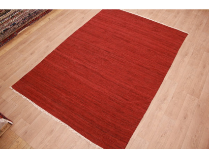 Oriental Kilim Wool 300x200 cm Red striped