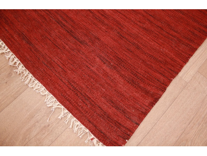 Oriental Kilim Wool 300x200 cm Red striped