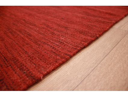 Oriental Kilim Wool 300x200 cm Red striped