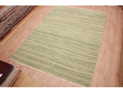 Oriental Kilim Wool 350x250 cm Green striped