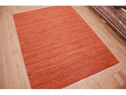 Oriental Kilim Wool 350x250 cm Orange striped