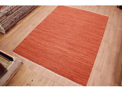 Oriental Kilim Wool 350x250 cm Orange striped