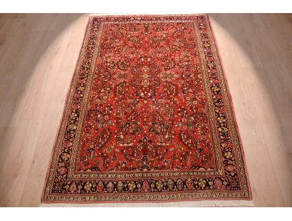 Antik Persian carpet "Sarough" Wool 197x130 cm Red