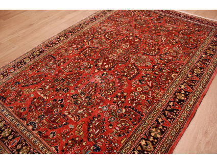 Antik Persian carpet "Sarough" Wool 197x130 cm Red