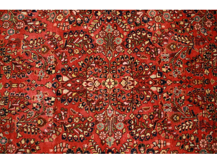 Antik Persian carpet "Sarough" Wool 197x130 cm Red