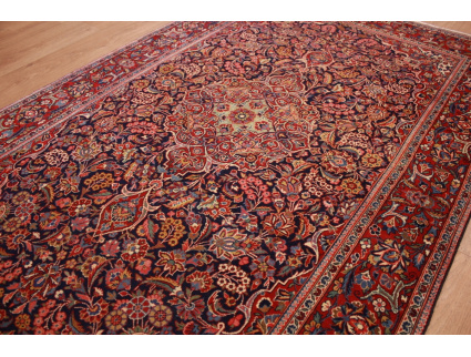 antic Persian carpet "Kashan" 206x136 cm