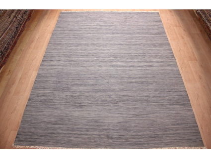 Oriental Kilim Wool 350x250 cm Grey striped