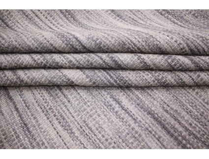 Oriental Kilim Wool 350x250 cm Grey striped