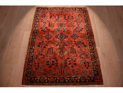 Antik Persian carpet "Sarough" Wool 145x102 cm Red