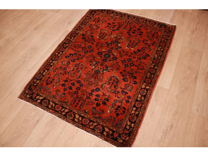 Antiker Perserteppich "Saroug" 145x102 cm Rostrot