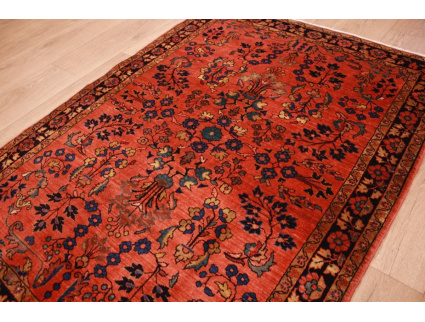 Antik Persian carpet "Sarough" Wool 145x102 cm Red