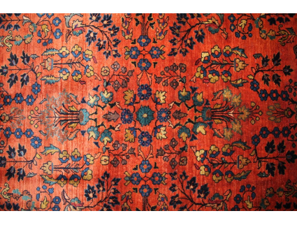 Antik Persian carpet "Sarough" Wool 145x102 cm Red