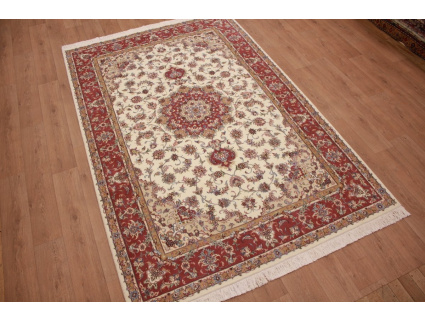 Persian carpet Mashhad with Silk 300x200 cm