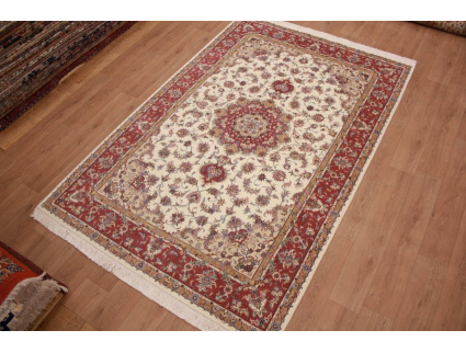 Persian carpet Mashhad with Silk 300x200 cm