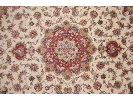 Persian carpet Mashhad with Silk 300x200 cm