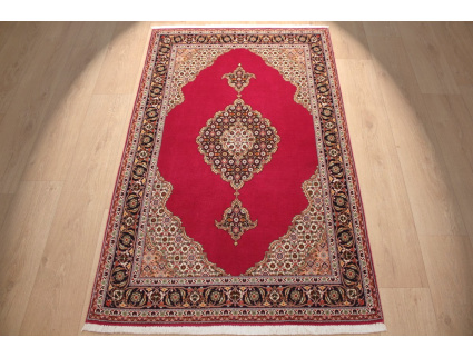 Persian carpet "Taabriz" with Silk160x100 cm Pink