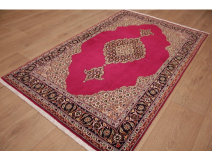 Persian carpet "Taabriz" with Silk160x100 cm Pink