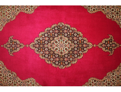 Persian carpet "Taabriz" with Silk160x100 cm Pink