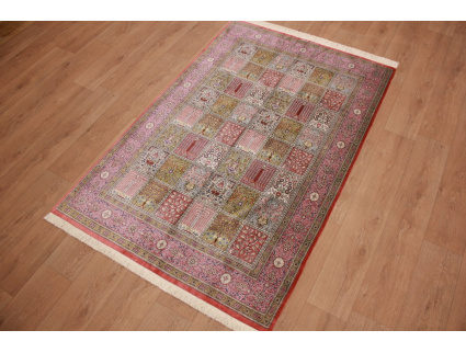 Persian carpet Qum pure Silk 204x130 cm