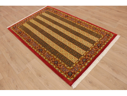 Persian carpet "Bijar" with Silk 217x145 cm oriental rug